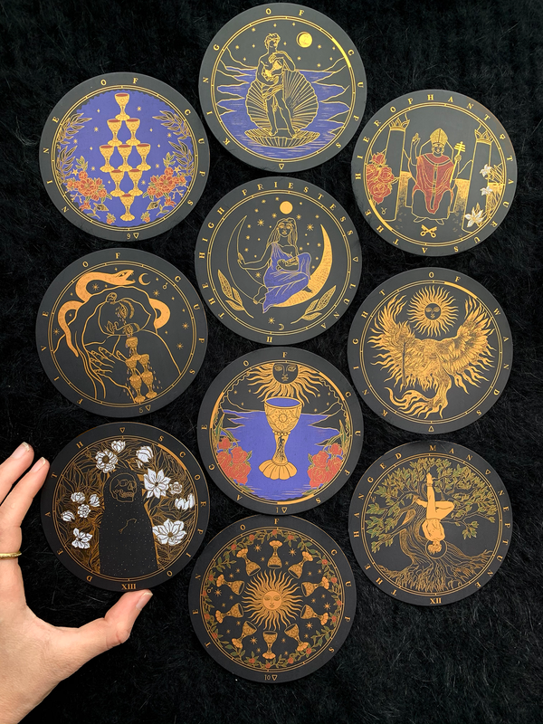 The story behind the Golden Eclipse Tarot