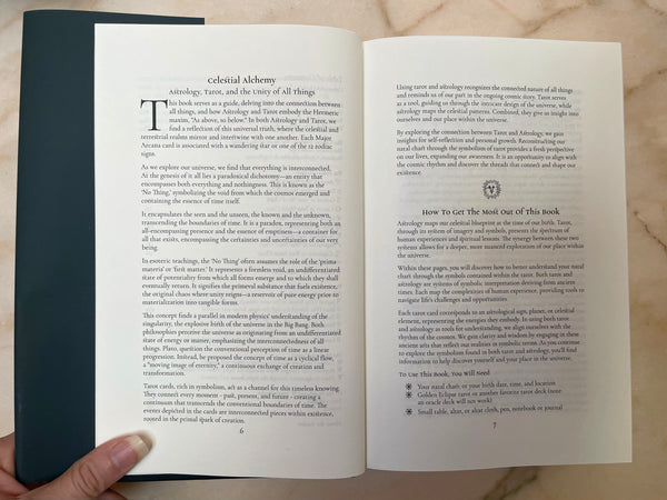 [Linen Wrap Hardcover] As Above, So Below: A Guide to Astrology for Tarot Readers