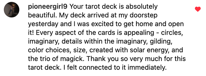 Golden Eclipse tarot