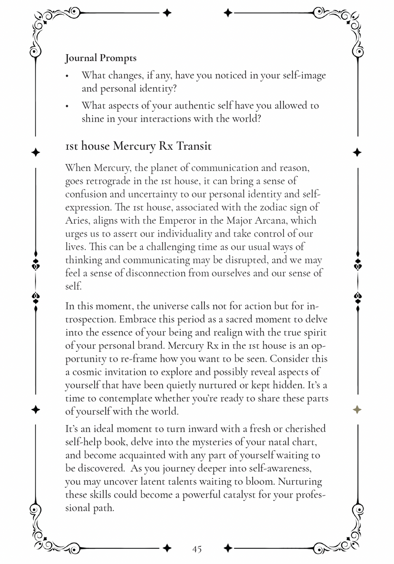 [Paperback + eBook] Mercury Guidebook: Horoscopes and Rituals for Mercury and its Retrograde