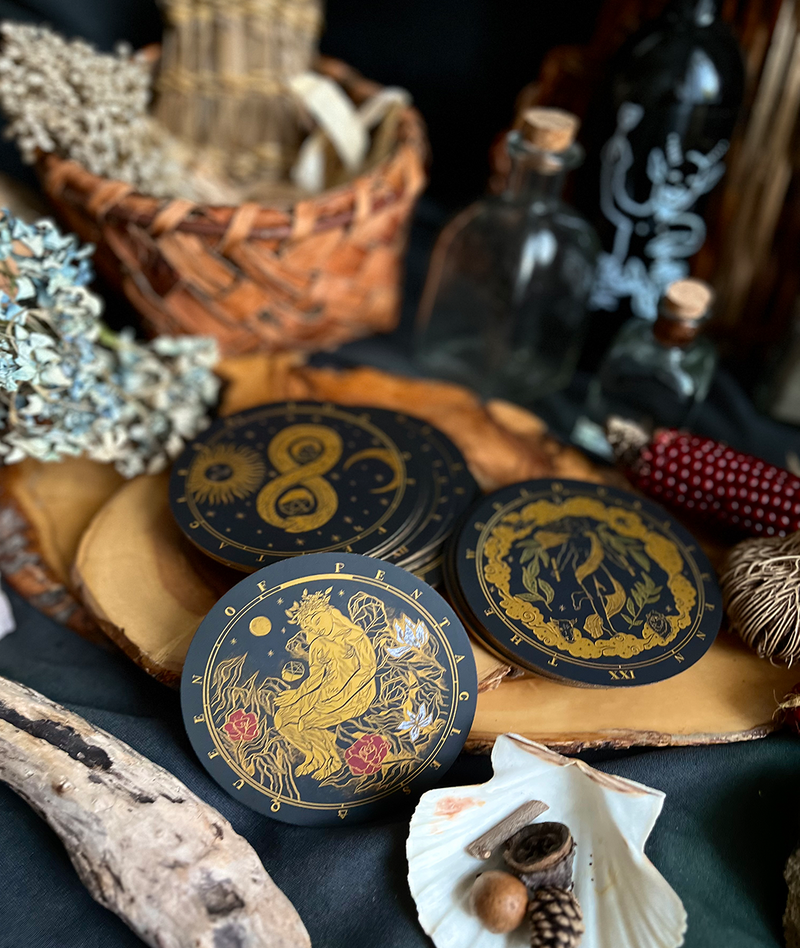 Golden Eclipse tarot