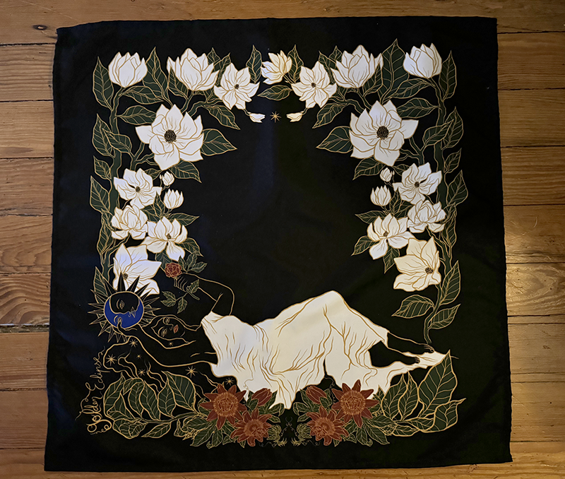 Golden Eclipse altar cloth