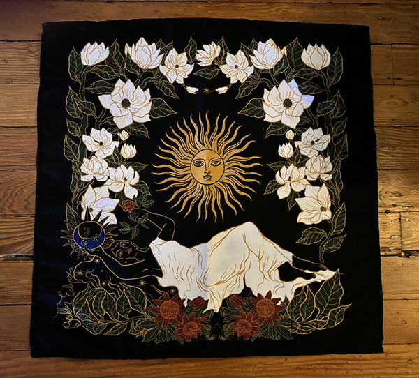 Golden Eclipse altar cloth