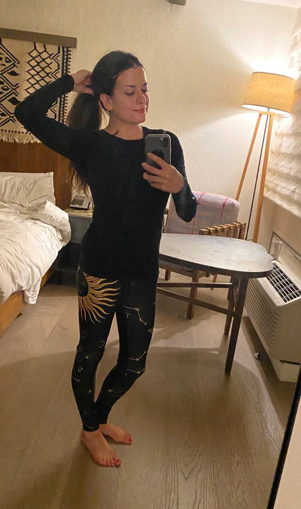 Golden Eclipse leggings