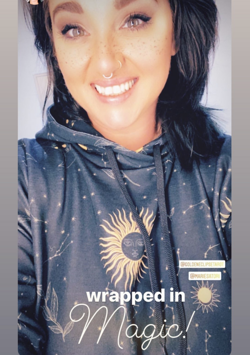 Golden Eclipse unisex hoodie
