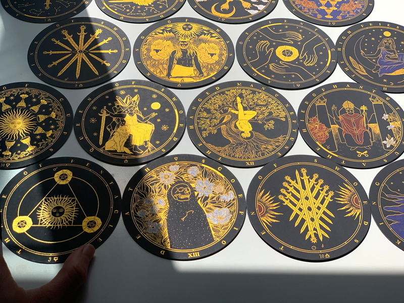 [Wholesale] Golden Eclipse Tarot Deck
